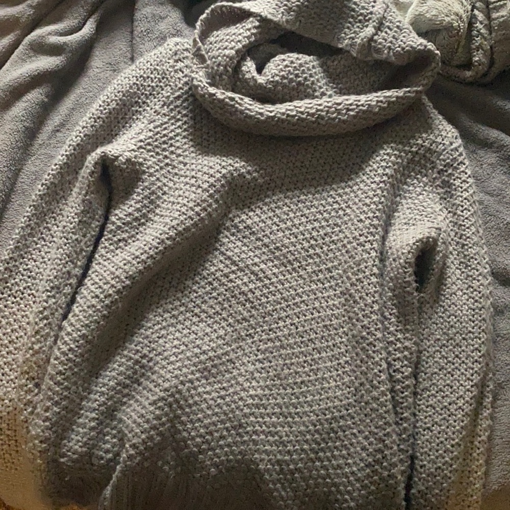 Gray sweater